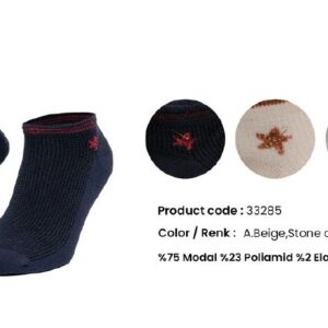Aytuğ 33285 Bayan Modal Patik Desen 18