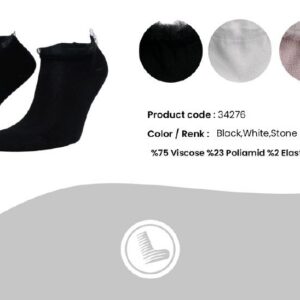 Aytuğ 34276 Bayan Bambu Patik Desen 15